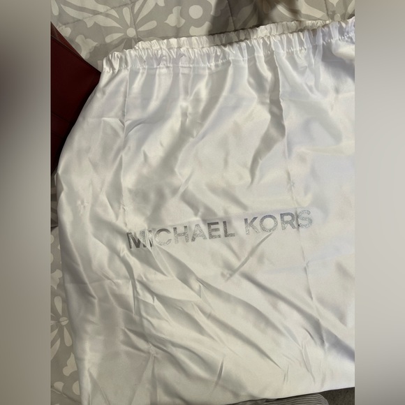 NEW MICHAEL KORS NOVEAU HAMILTON SATCHEL LEATHER BRANDY WINE LIMITED EDITION - Picture 8 of 8